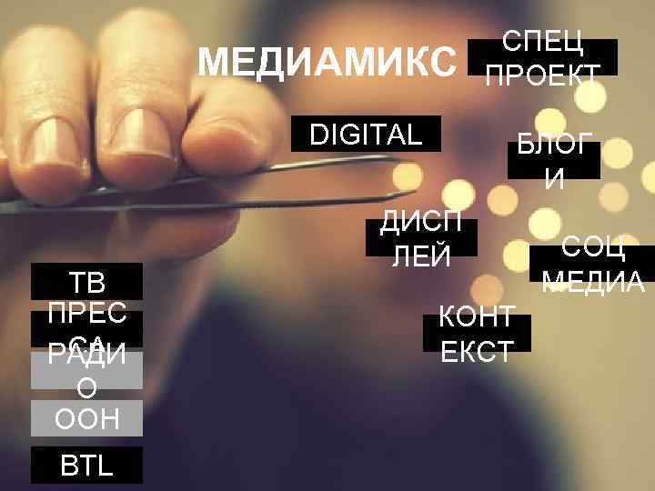 МЕДИАМИКС DIGITAL ТВ ПРЕС СА РАДИ О ООН BTL СПЕЦ ПРОЕКТ БЛОГ И ДИСП