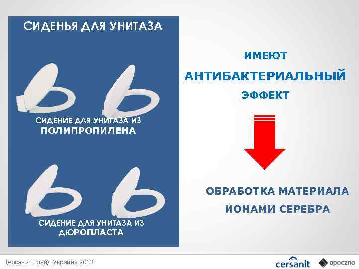 СИДЕНЬЯ ДЛЯ УНИТАЗА ИМЕЮТ АНТИБАКТЕРИАЛЬНЫЙ ЭФФЕКТ СИДЕНИЕ ДЛЯ УНИТАЗА ИЗ ПОЛИПРОПИЛЕНА ОБРАБОТКА МАТЕРИАЛА ИОНАМИ