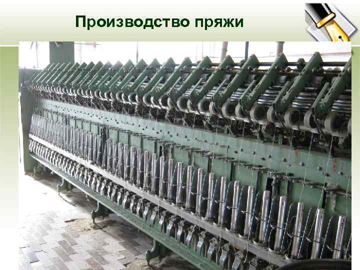 Производство пряжи 
