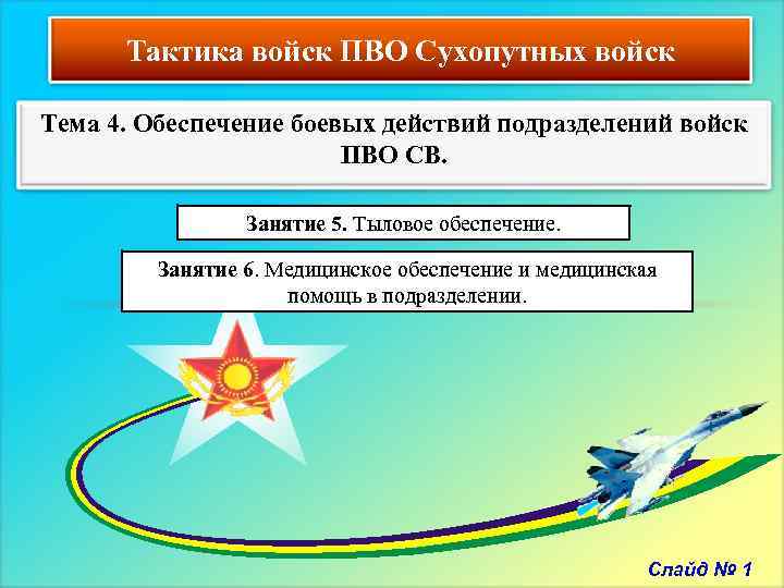 Тактика войск ПВО Сухопутных войск Тема 4. Обеспечение боевых действий подразделений войск ПВО Тактика войск ПВО Сухопутных войск Тема 4. Обеспечение боевых действий подразделений войск ПВО