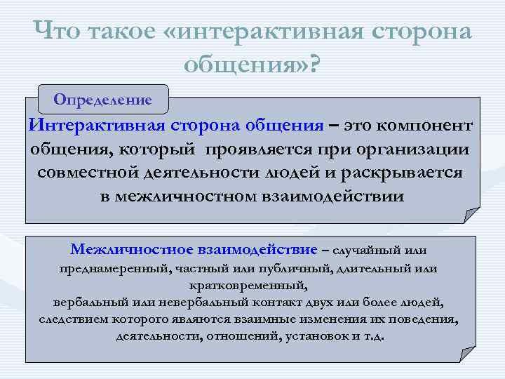 Интерактивная сторона общения предполагает. Интерактивный компонент общения это в психологии. Лекция интерактивная сторона общения в психологии. • Общение как межличностное взаимодействие –интерактивная сторона. Понятие взаимодействия как интерактивной стороны общения.