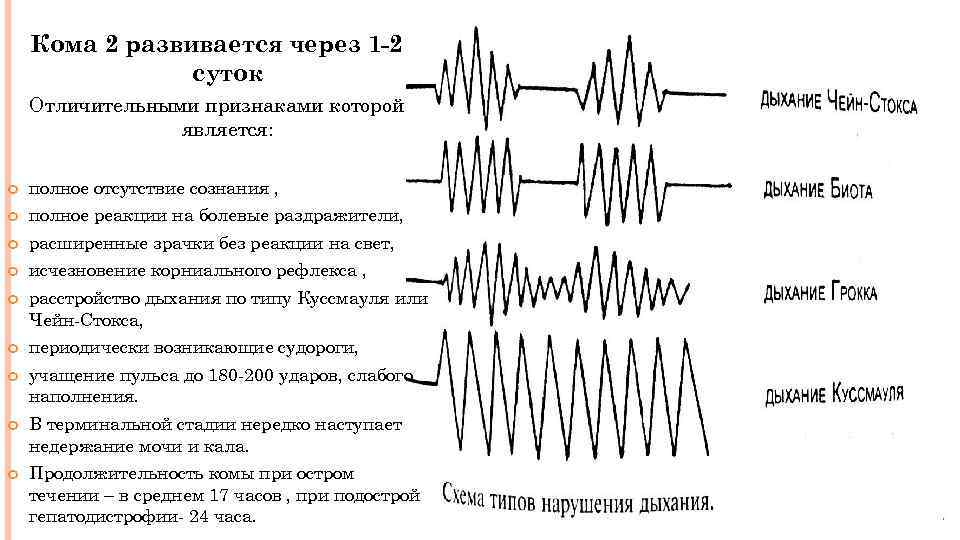 Кома 2 развивается через 1 -2 суток Отличительными признаками которой является: полное отсутствие сознания