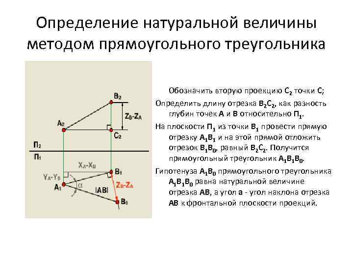 Натуральная величина отрезка