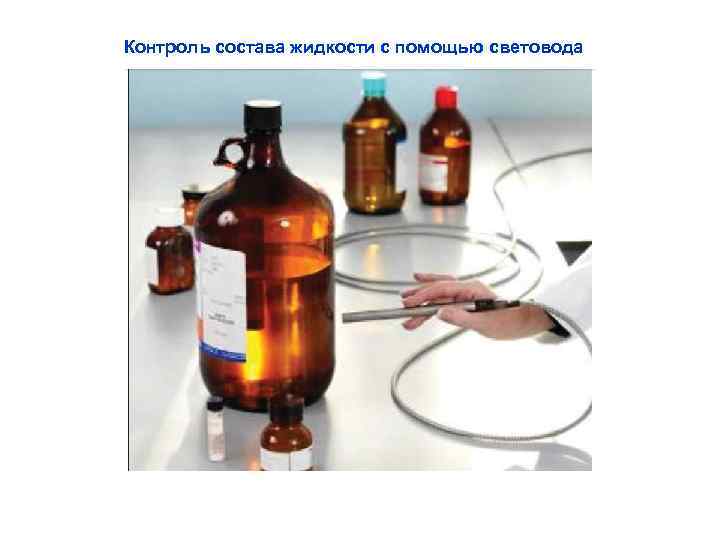  Контроль состава жидкости с помощью световода 