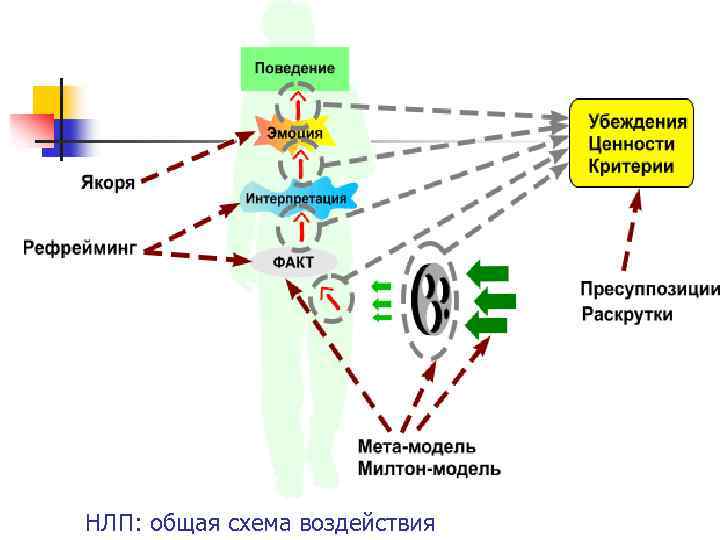 НЛП: общая схема воздействия 