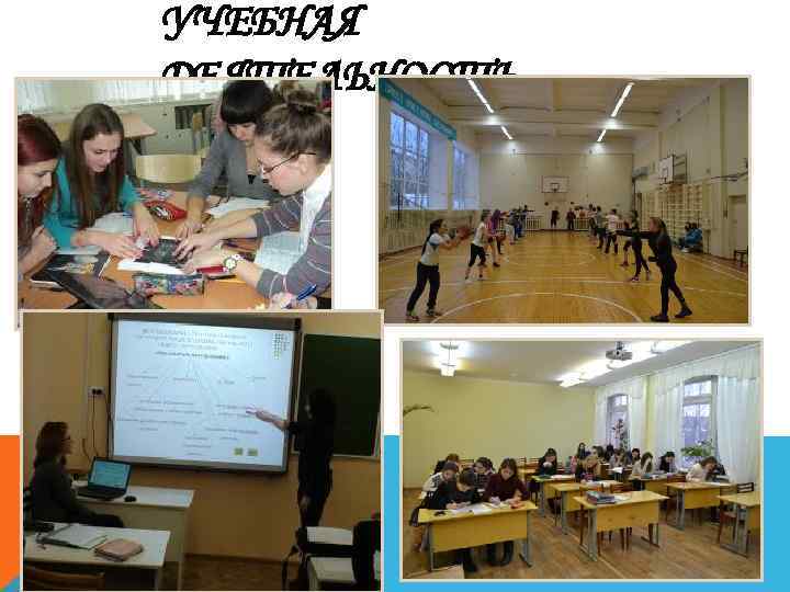 УЧЕБНАЯ ДЕЯТЕЛЬНОСТЬ 