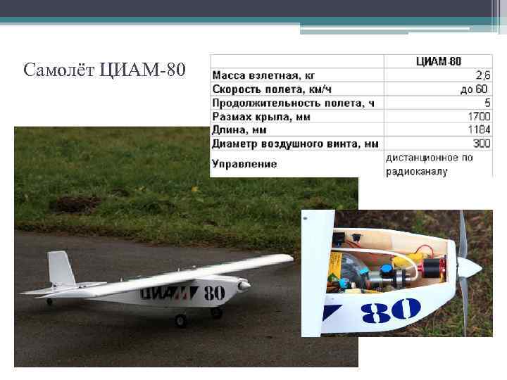 Самолёт ЦИАМ-80 