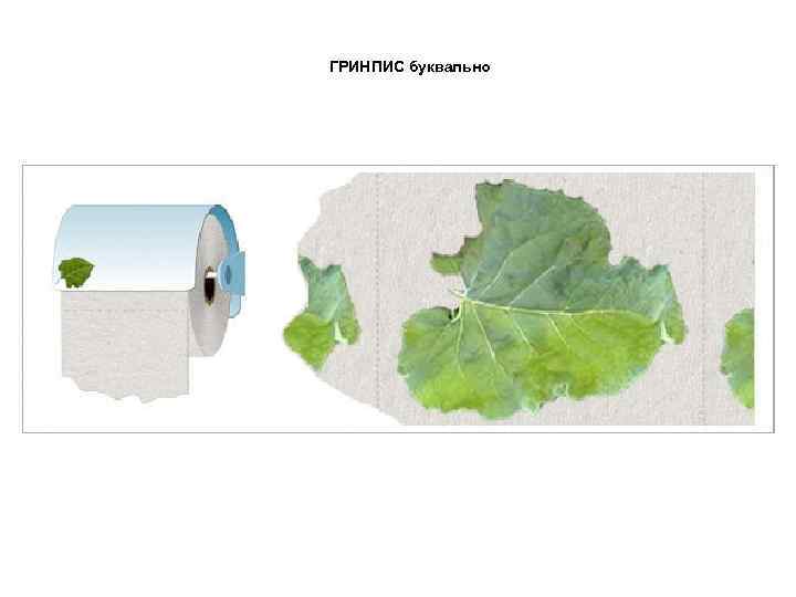 ГРИНПИС буквально 