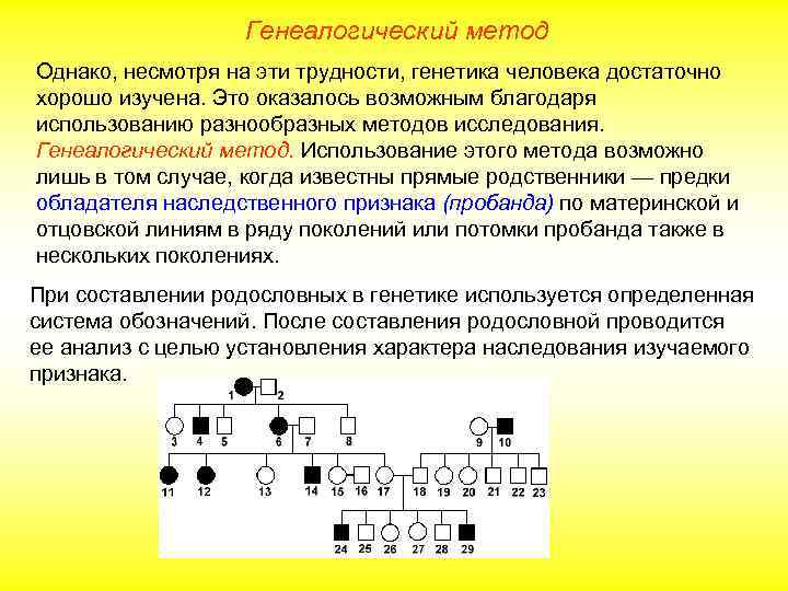 Типы наследования признаков