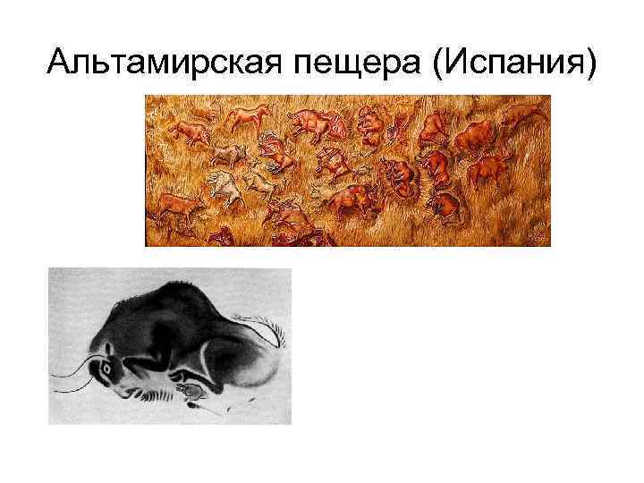 Альтамирская пещера (Испания) 