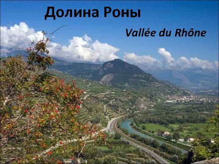 Долина Роны Vallée du Rhône 