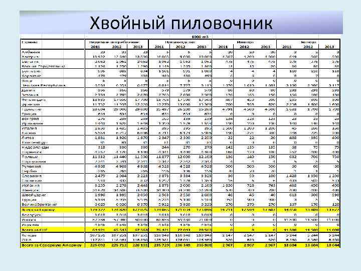 Хвойный пиловочник 