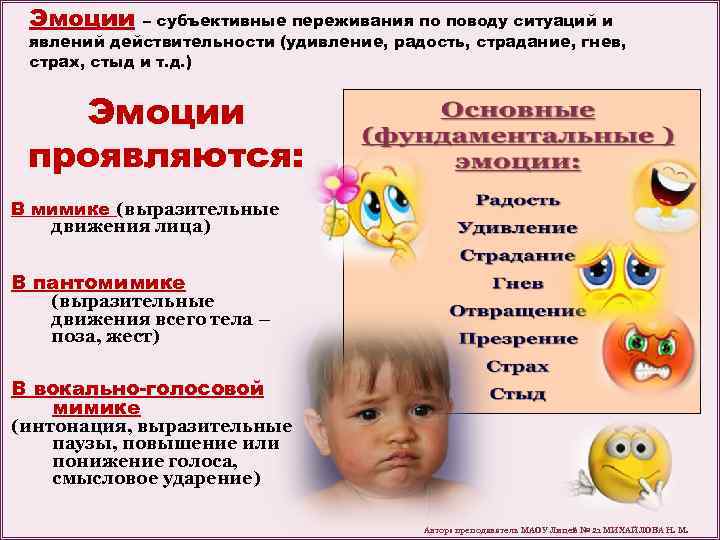 Субъективная эмоции