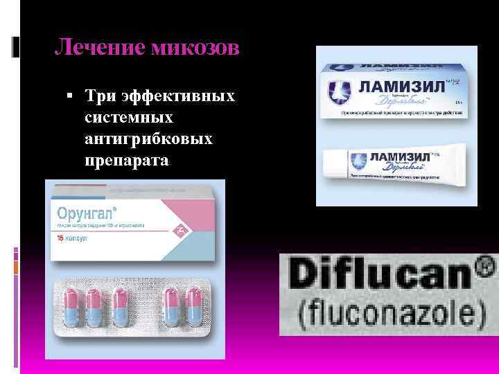 Лечение микозов Три эффективных системных антигрибковых препарата 