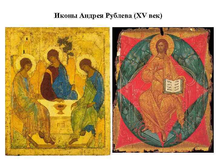 Иконы Андрея Рублева (XV век) 
