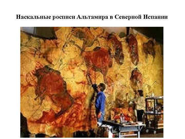 Наскальные росписи Альтамира в Северной Испании 