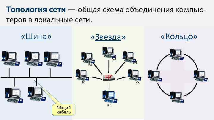 Общая схема сети