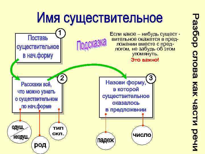 Если какое – нибудь сущест вительное окажется в предложении вместе с предлогом, не забудь