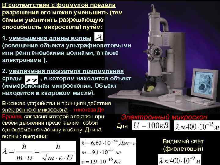 Разрешение микроскопа