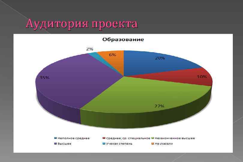 Аудитория проекта 