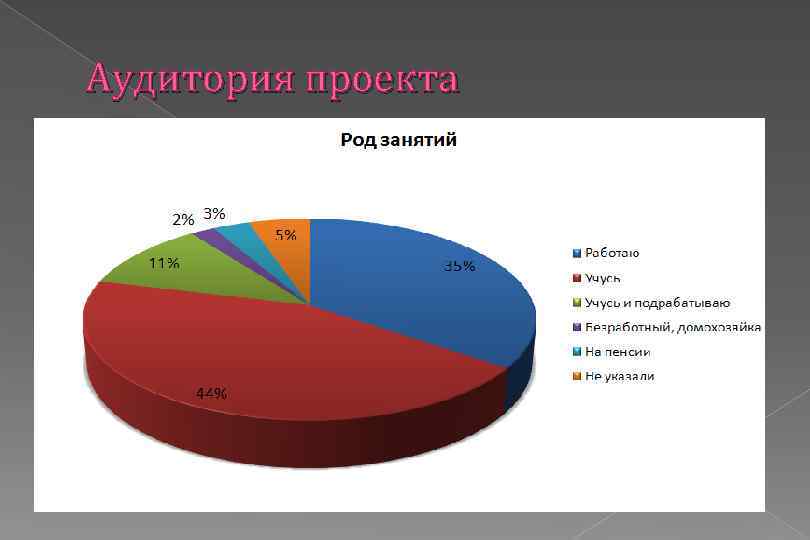 Аудитория проекта 