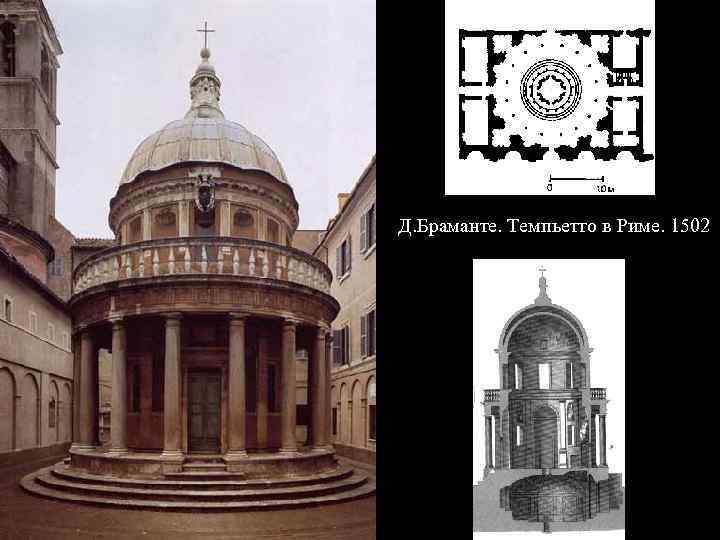 Д. Браманте. Темпьетто в Риме. 1502 