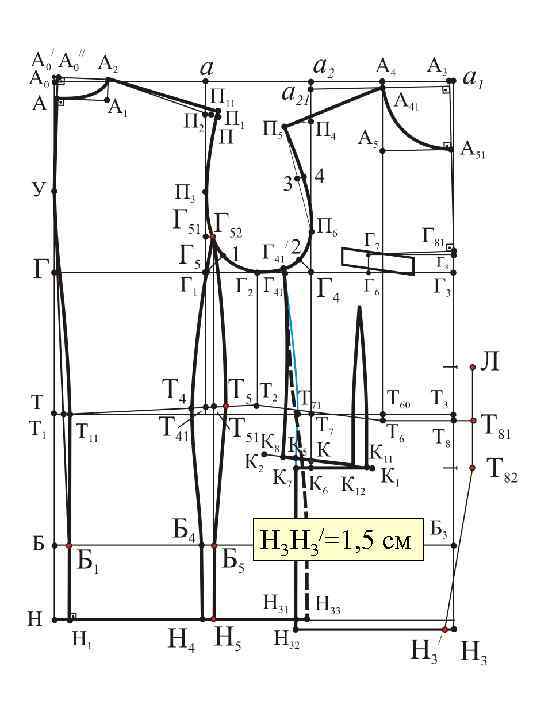 Н 3 Н 3/=1, 5 см 