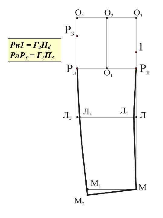 Рп 1 = Г 4 П 6 Рл. Р 3 = Г 1 П