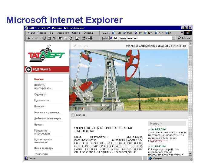 Microsoft Internet Explorer 