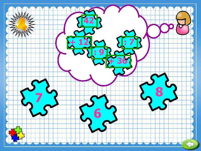 42 + 12 : 7 : 9 + 36 8 7 6 