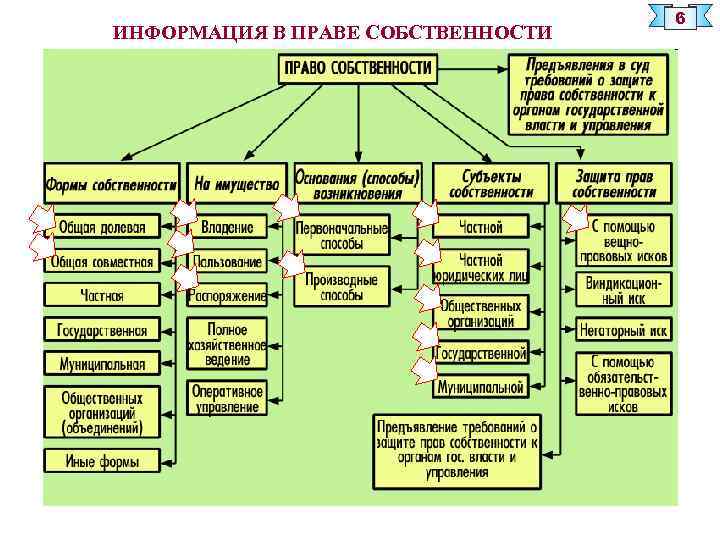 ИНФОРМАЦИЯ В ПРАВЕ СОБСТВЕННОСТИ 6 
