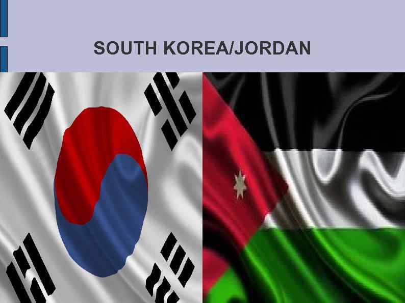 SOUTH KOREA/JORDAN 