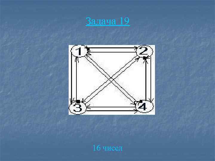 Задача 19 16 чисел 