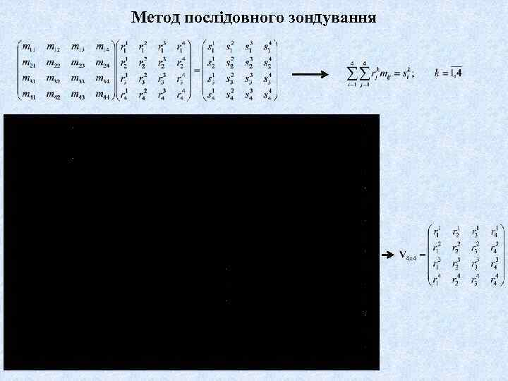 Метод послідовного зондування 