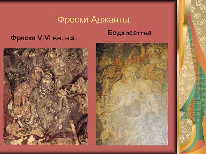 Фрески Аджанты Фреска V-VI вв. н. э. Бодхисаттва 