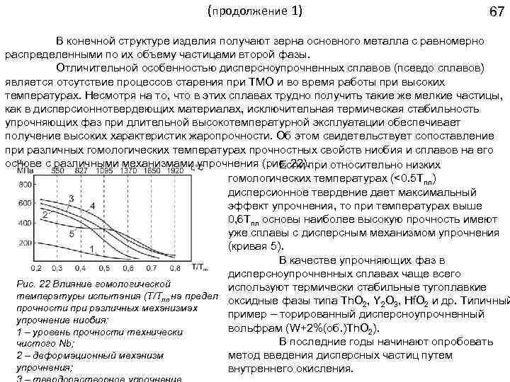 (продолжение 1) 67 В конечной структуре изделия получают зерна основного металла с равномерно распределенными