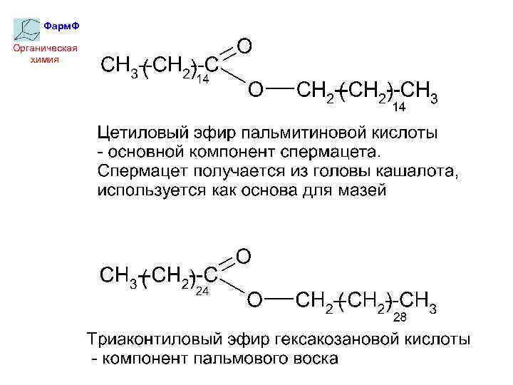 Фарм. Ф Органическая химия 