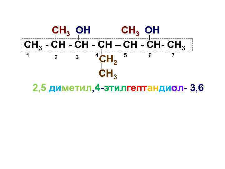 СН 3 ОН СН 3 - СН – СН - СН 3 1 4