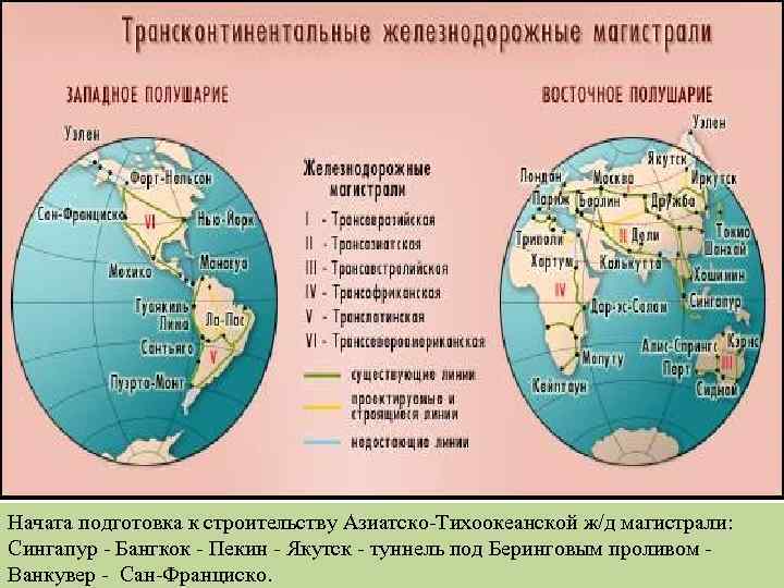 Начата подготовка к строительству Азиатско-Тихоокеанской ж/д магистрали: Сингапур - Бангкок - Пекин - Якутск