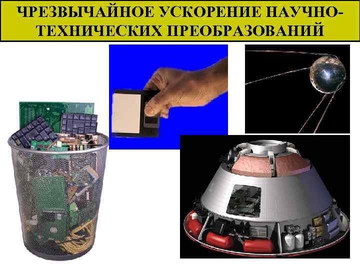ЧРЕЗВЫЧАЙНОЕ УСКОРЕНИЕ НАУЧНОТЕХНИЧЕСКИХ ПРЕОБРАЗОВАНИЙ 