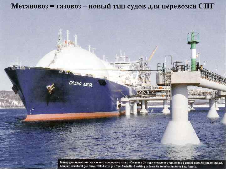 Метановоз = газовоз – новый тип судов для перевозки СПГ 