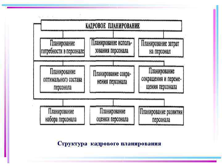 Структура кадрового планирования 