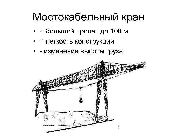 Кабельный кран схема