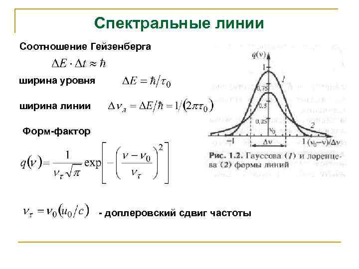 Ширина спектральной линии