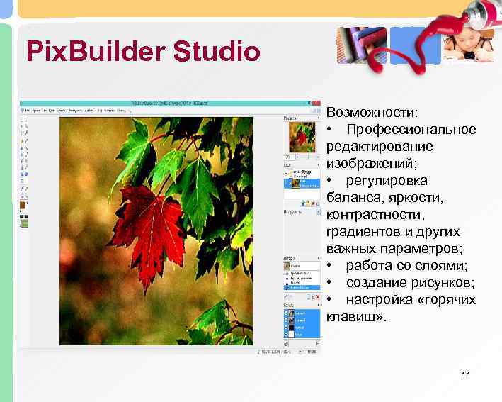 Pix. Builder Studio     Возможности:    • Профессиональное 