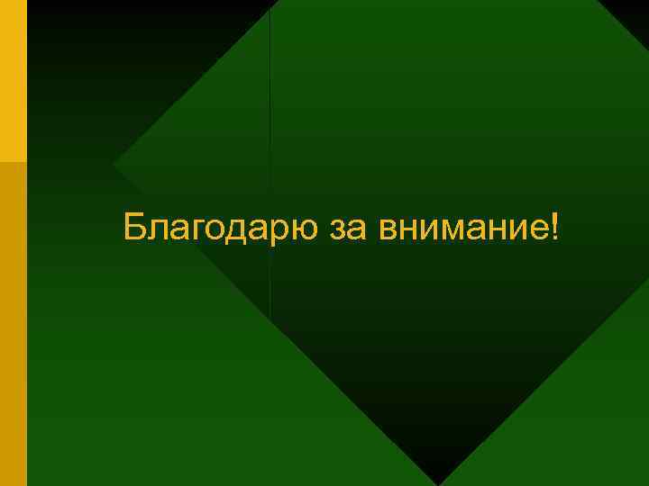 Благодарю за внимание! 