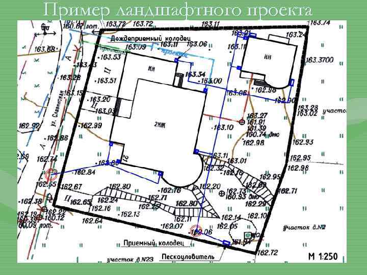 Пример ландшафтного проекта 