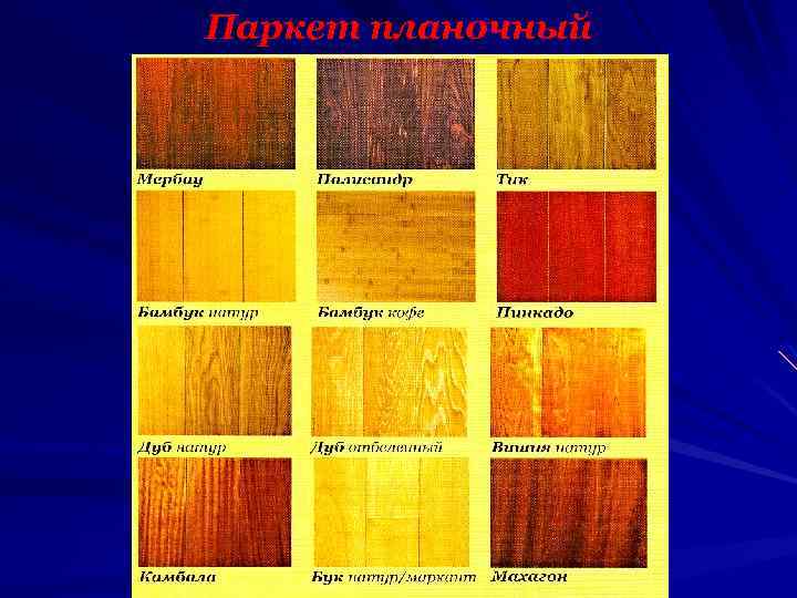 Паркет планочный 