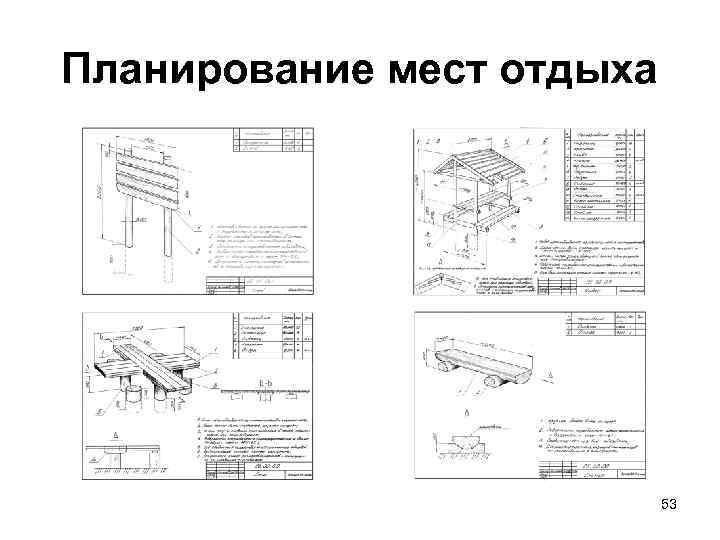 Планирование мест отдыха 53 