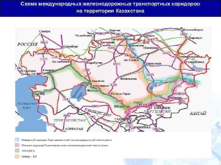 Транспортные коридоры на территории россии